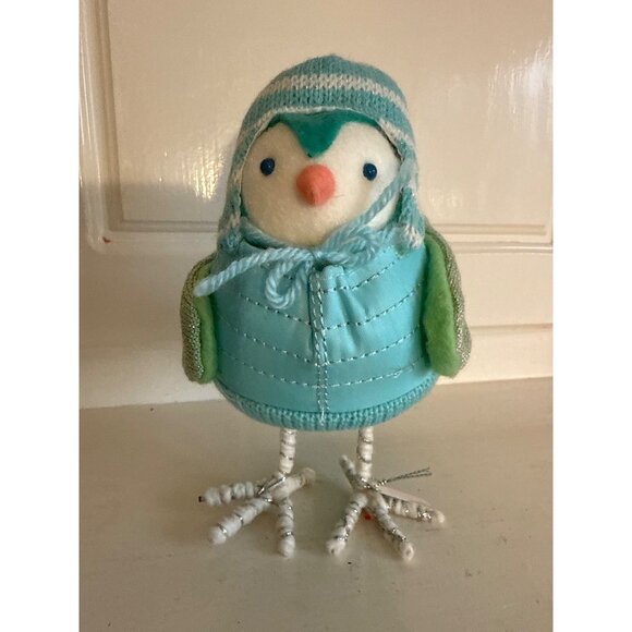 Christmas Bird NIEVA Featherly Friends Winter Spritz Figure Wondershop 2018 - Picture 1 of 7